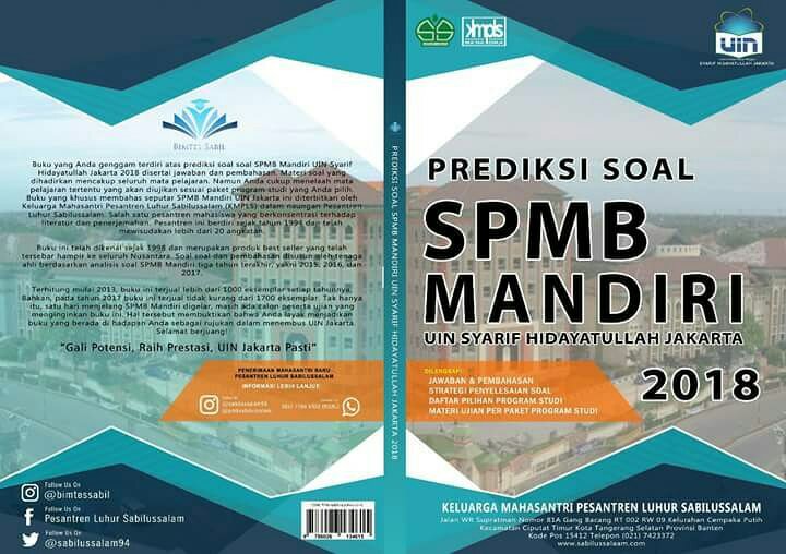 Buku Prediksi Soal SPMB Mandiri UIN Syarif Hidayatullah 
